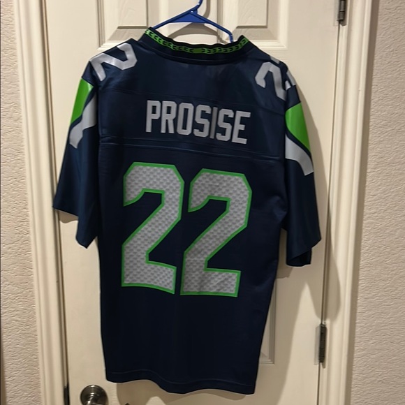 Seattle Seahawks Jersey with Number 22 - Picture 6 of 7